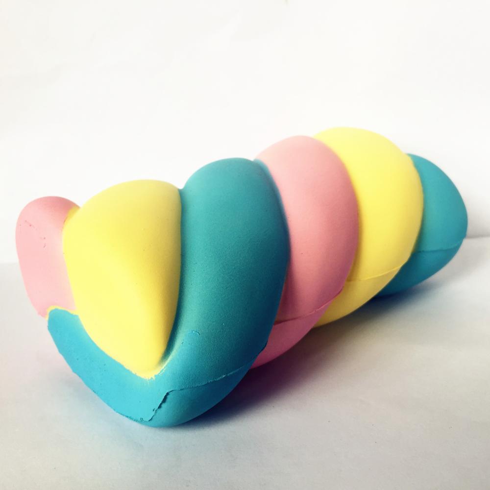 slow recovery shaped squishy link pu toy promotional stress ball